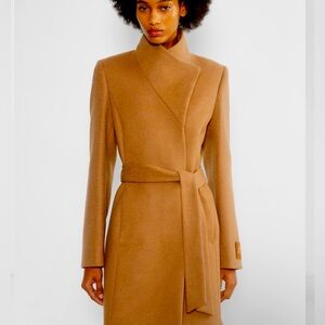 Aritzia Babaton Connor Coat - Rich Camel - Mid Length - Size M